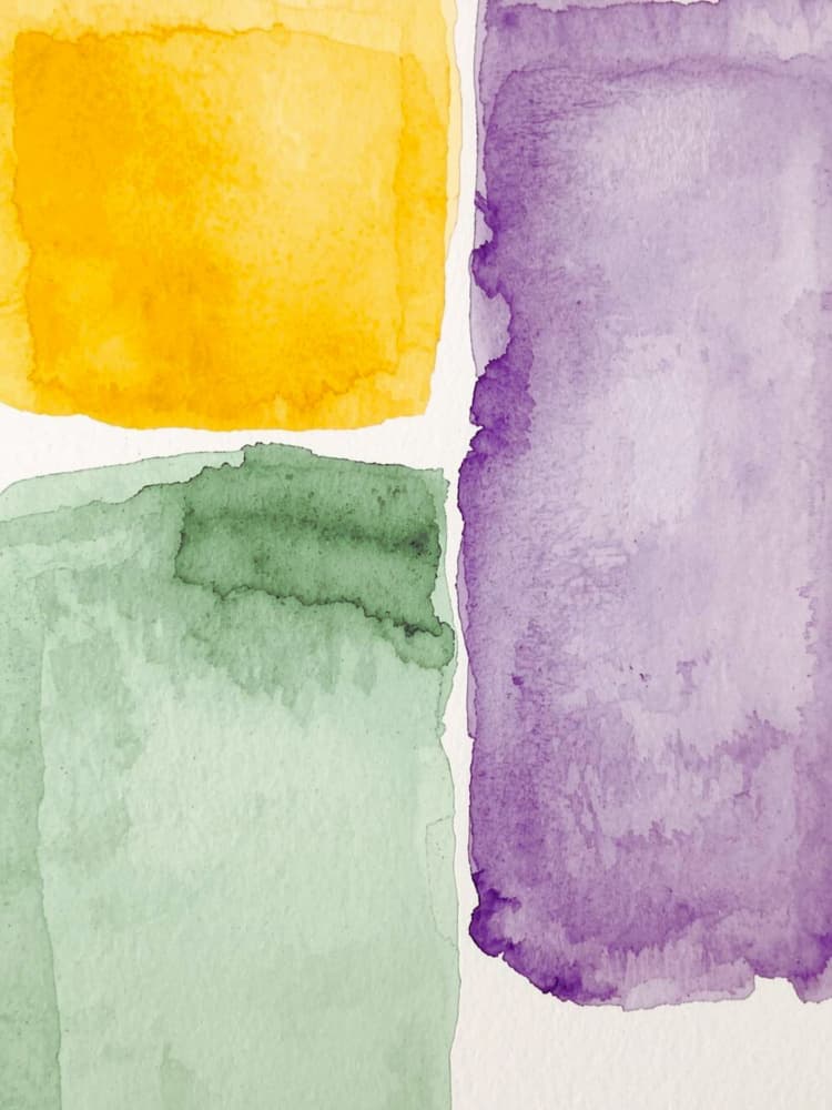 Vibrant Color Blocks by Ohkimiko — canvas wall art