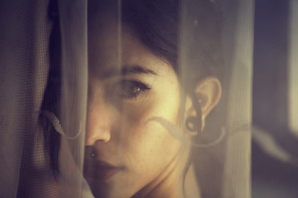 Veiled Gaze by Georgios Bero — canvas wall art