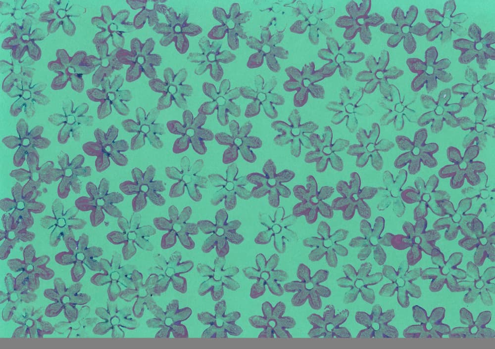 Soft Floral Pattern by Santhosh ch — canvas wall art
