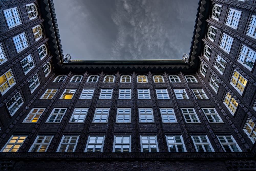 Moody Urban Architecture by Dieter Reichelt — canvas wall art