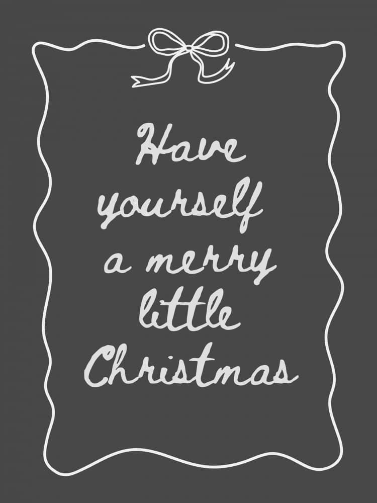 Have Yourself A Merry Christmas by Jolly and Dash — canvas wall art