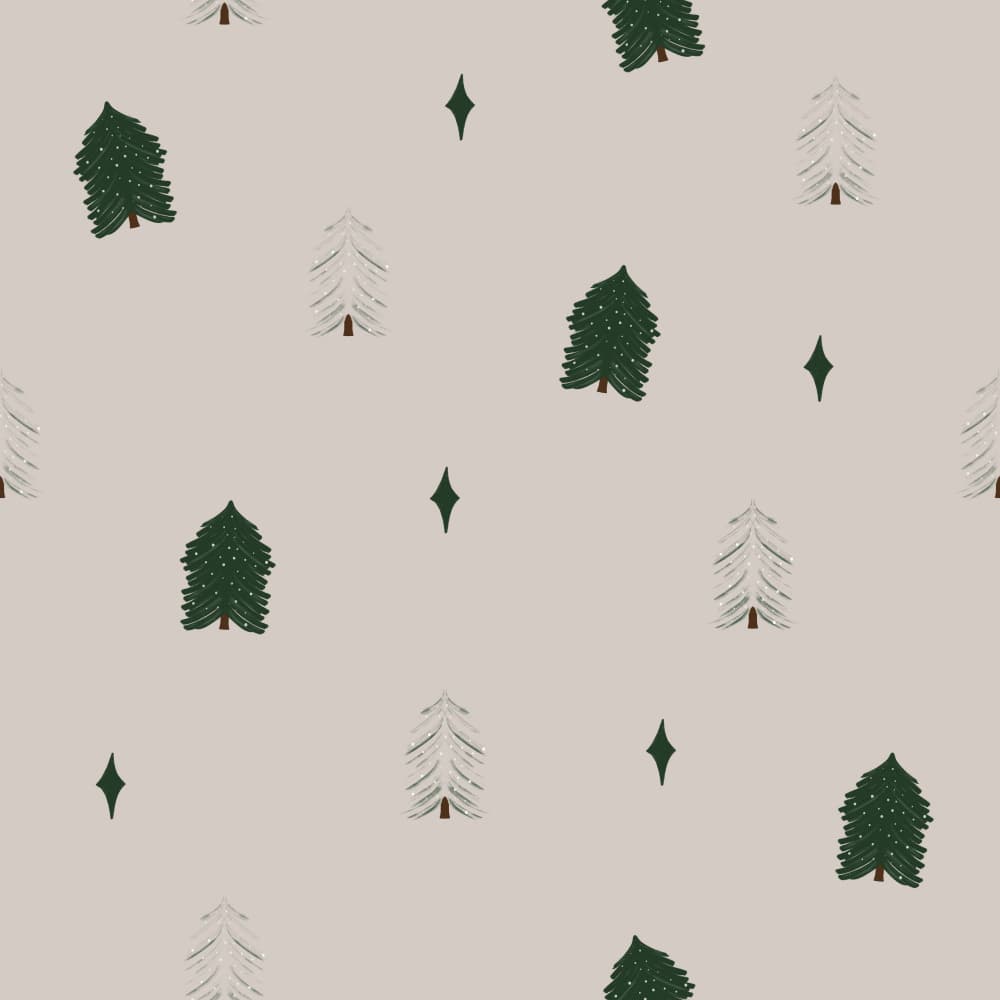 Cozy Winter Trees by Menina Lisboa — canvas wall art