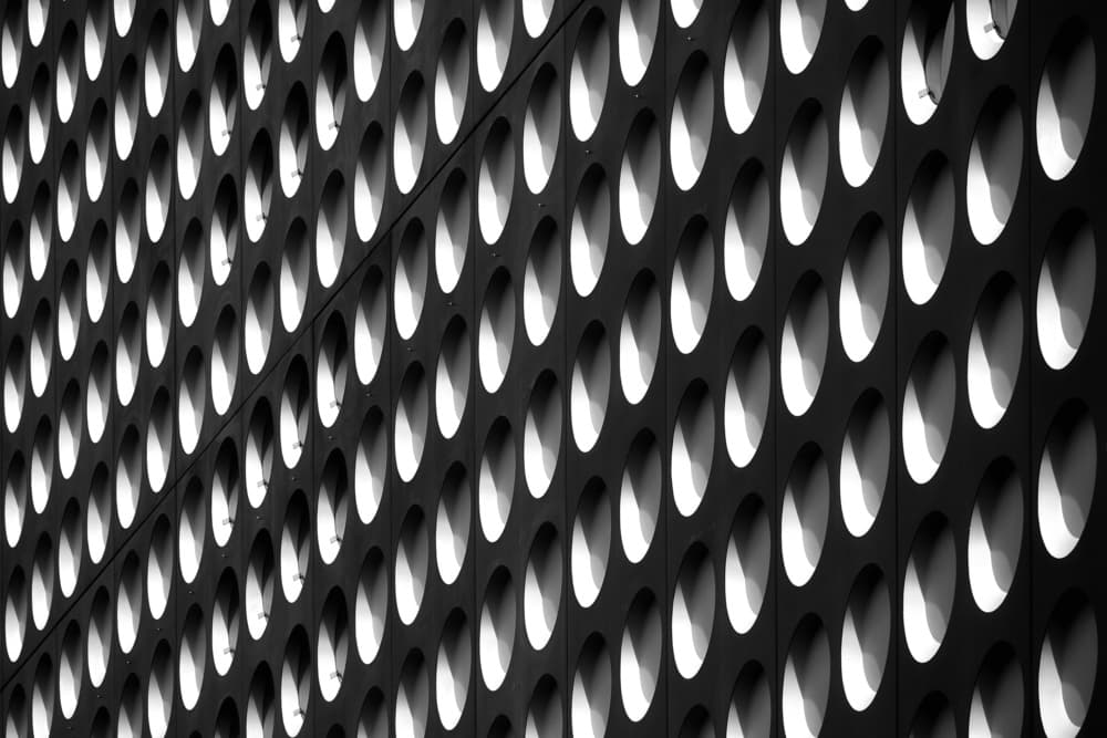 Modern Geometric Circles by Hans-Wolfgang Hawerkamp — canvas wall art