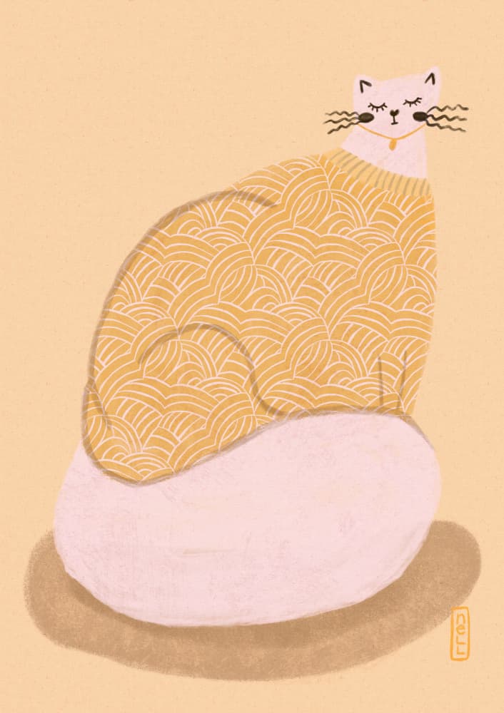 Cozy Cat in Sweater