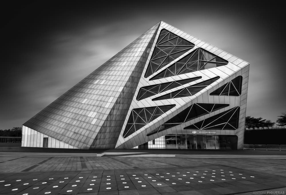 Striking Geometric Architecture by Antoni Figueras — canvas wall art