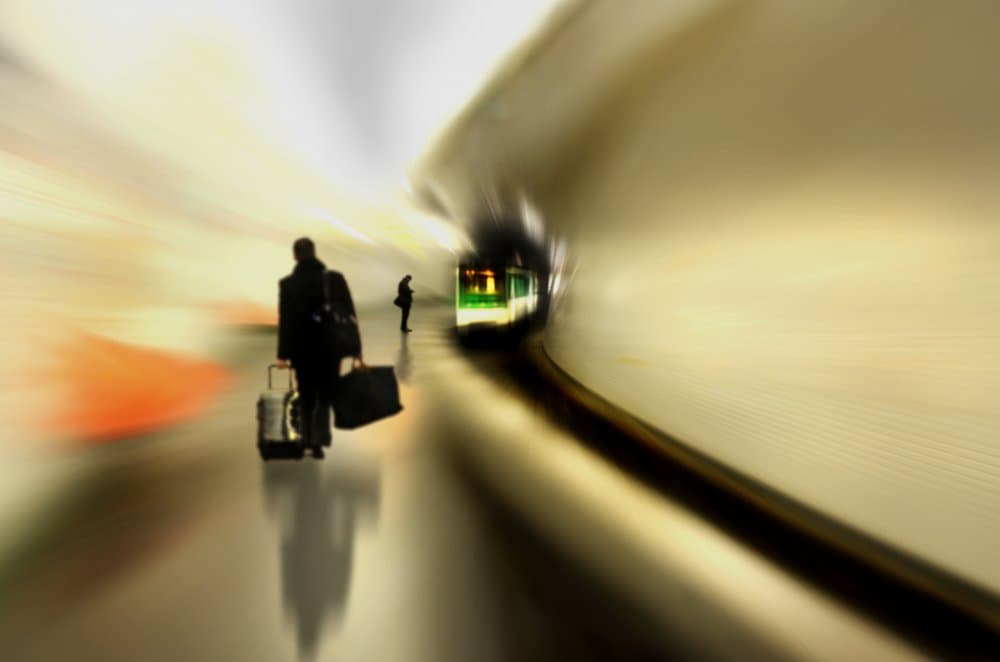 Dynamic Urban Travel by Pierre Bacus — canvas wall art