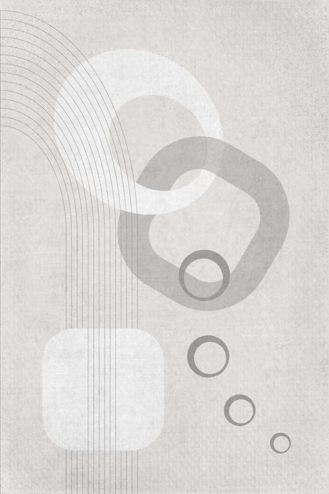 Soft Abstract Shapes by Melanie Viola — canvas wall art