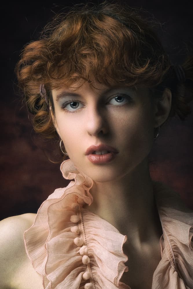 Elegant Young Woman by Jan Slotboom — canvas wall art