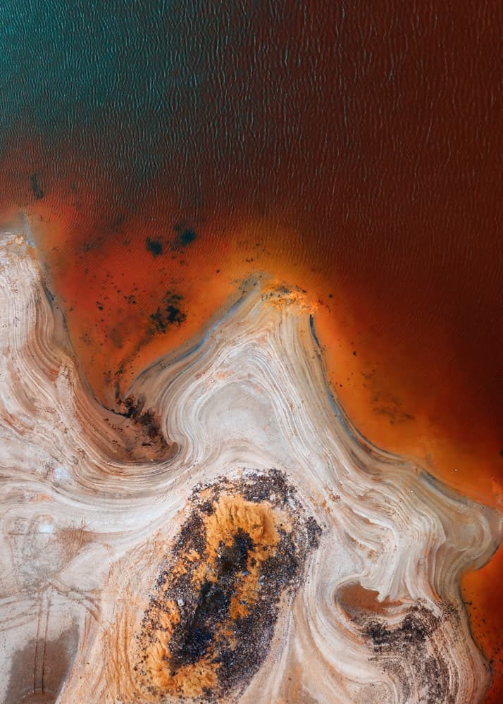 Abstract Earth Colors by Juan Pablo de Miguel — canvas wall art