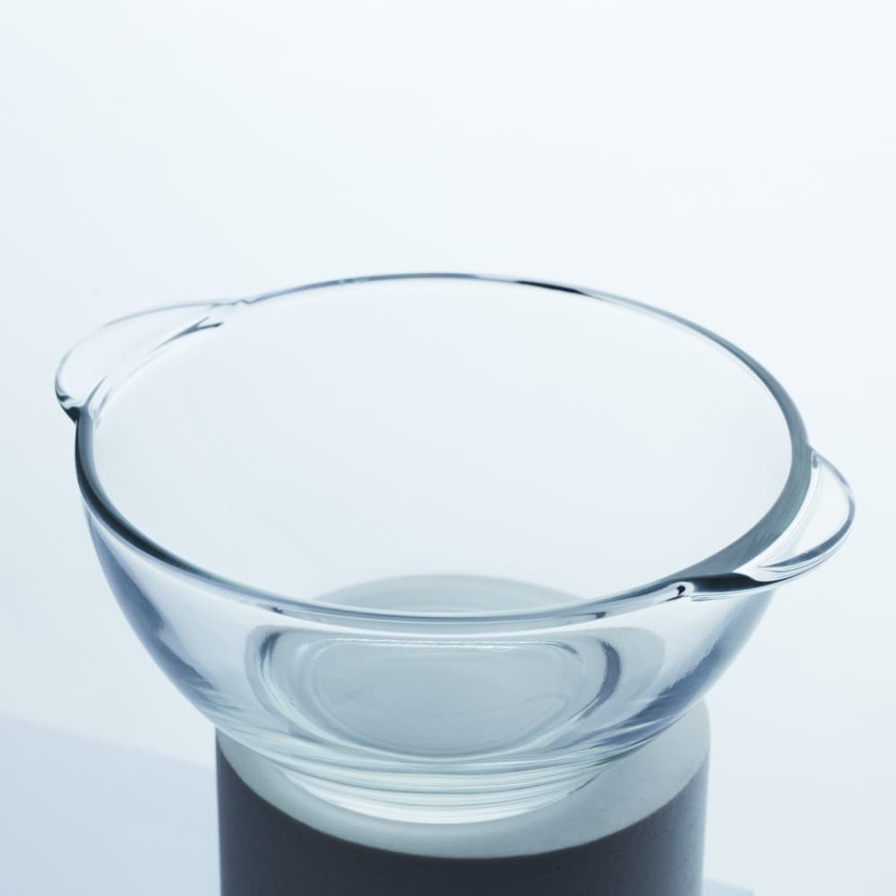 Clear Glass Bowl by Julia Ramiro — canvas wall art