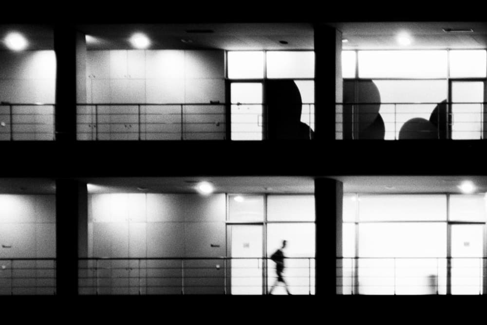Solitary Night Walker by Paulo Abrantes — canvas wall art