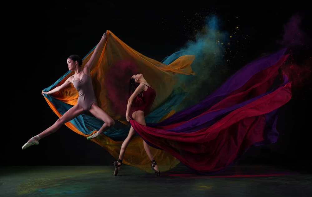 Dance of Colors by Rawisyah Aditya — canvas wall art