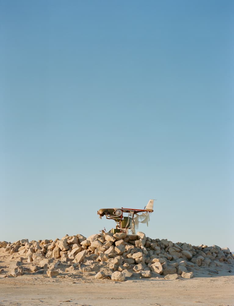 Desert Plane Sculpture by Bethany Young — canvas wall art