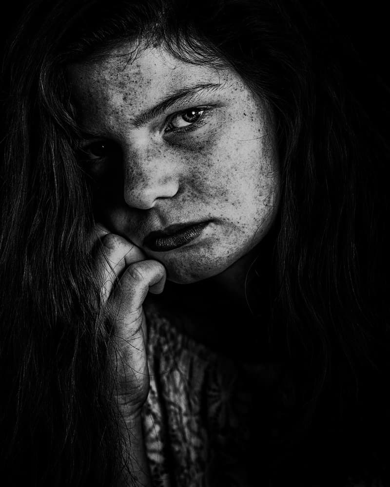 Intense Gritty Portrait by Jacob Tuinenga — canvas wall art