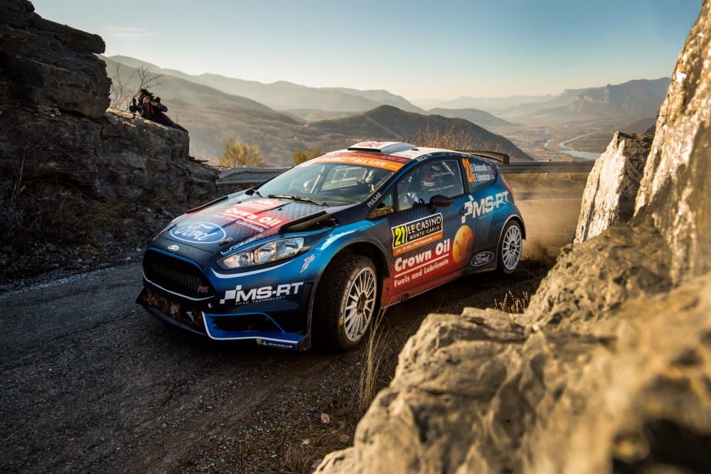 Rally Car Mountain Drive by ATTILA SZABO — canvas wall art