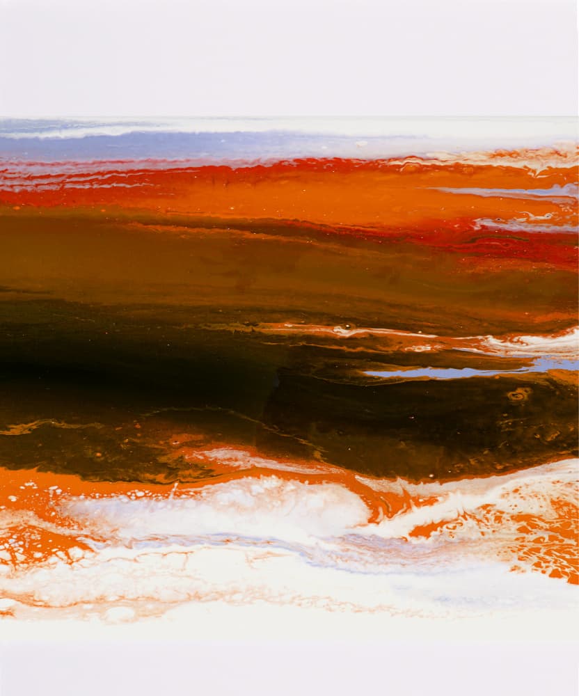 Abstract Fluid Horizon by Alyson Storms — canvas wall art