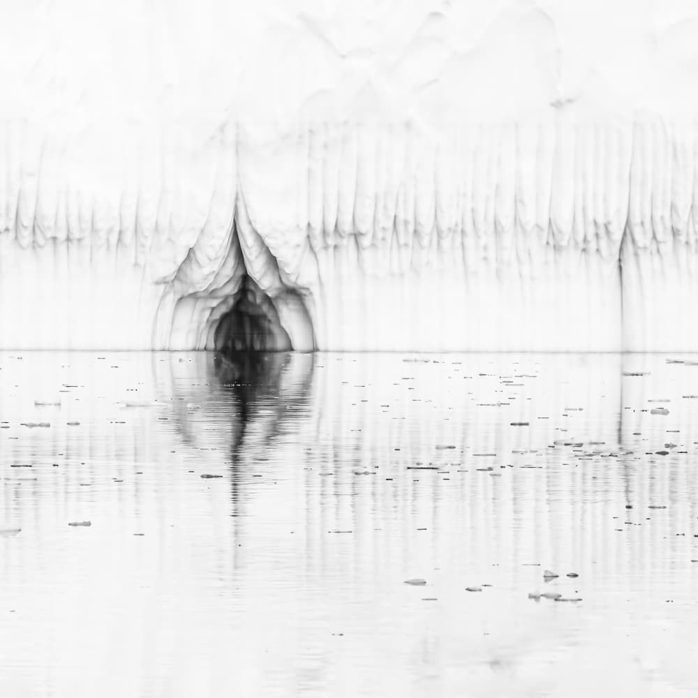 Ice Cave Reflection by Robert Bolton — canvas wall art