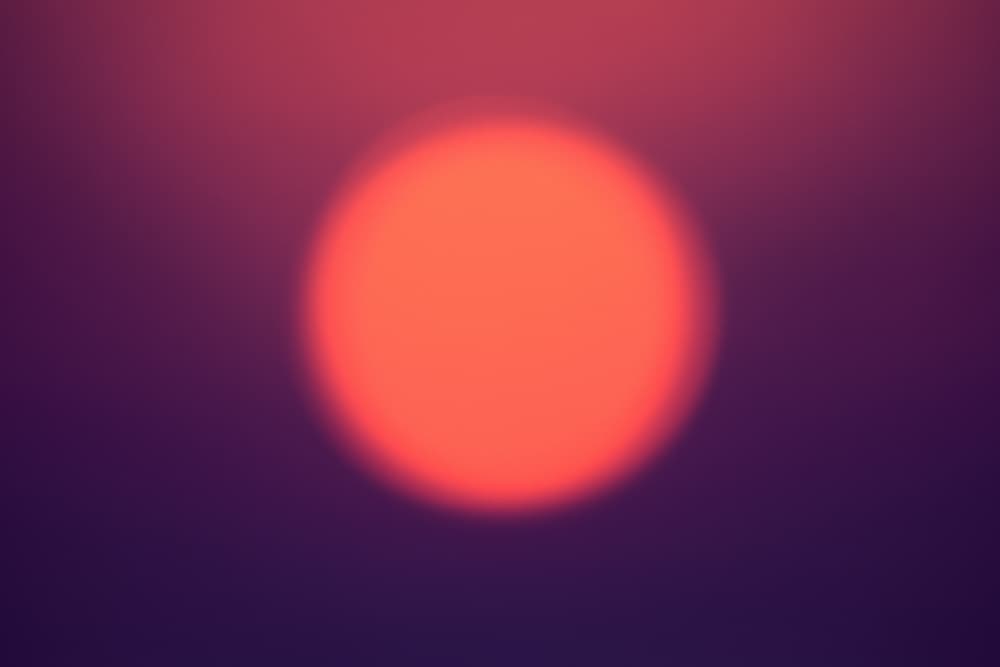 Orange Sunset Orb by Tal Paz-Fridman — canvas wall art