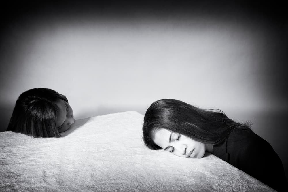 Noire et blanche - revised by Ton Dirven — canvas wall art