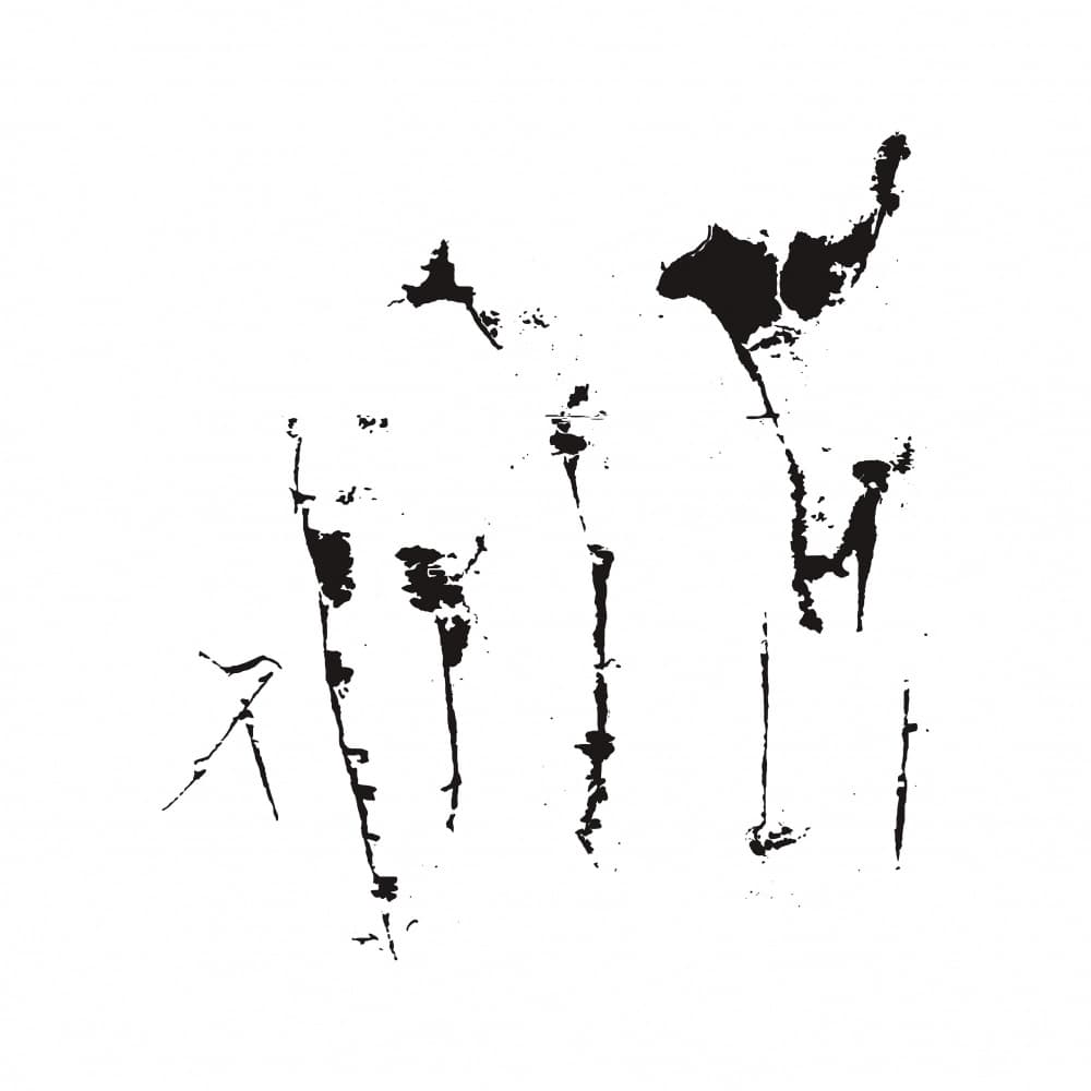 Abstract Ink Stems by Marika Barsrsind β canvas wall art