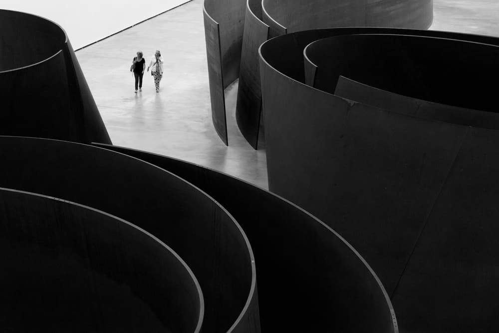 Abstract Gallery Walk by Luc Vangindertael (laGrange) — canvas wall art