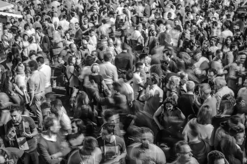 People In Motion by Flavio Bertazzi — canvas wall art