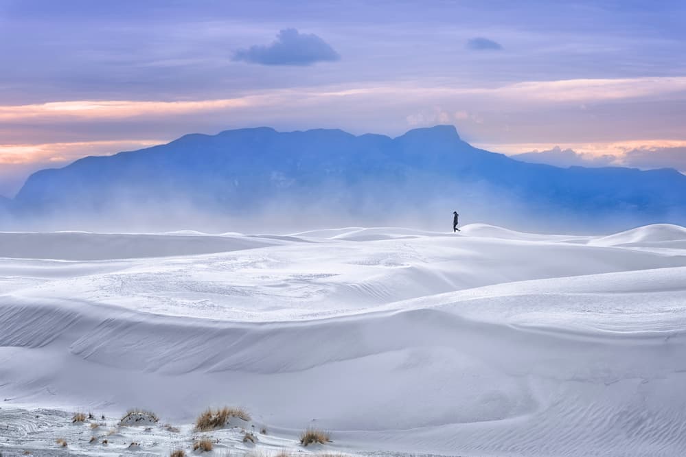 Serene White Desert by Larry Deng APA — canvas wall art
