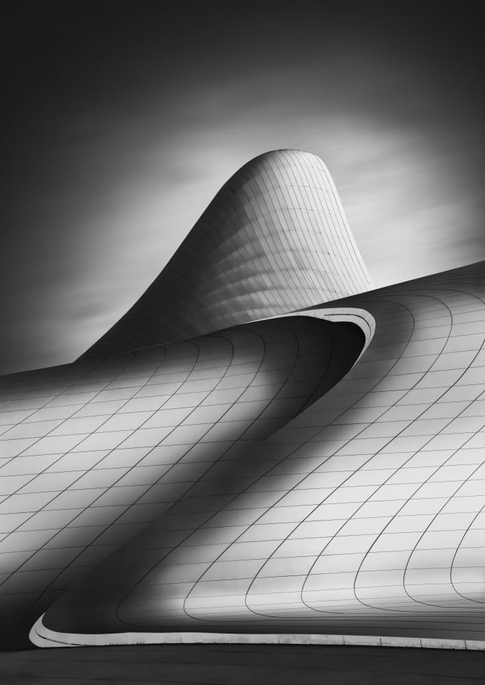 Modern Architectural Curves by Antoni Figueras — canvas wall art