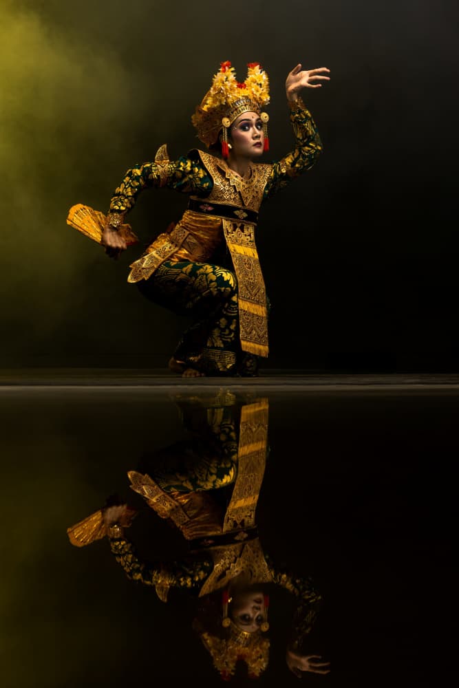 Balinese Dancer Reflection by Ajar Setiadi — canvas wall art