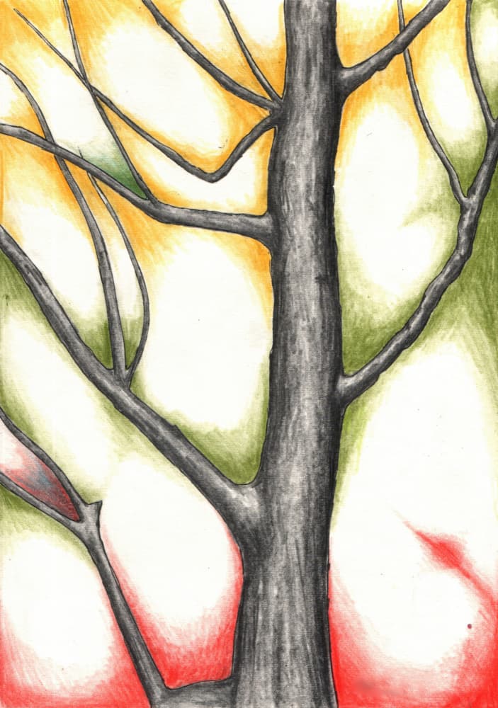 Autumn Tree Glow by Kulik — canvas wall art