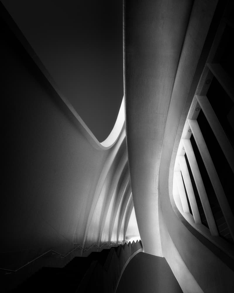 Elegant Architectural Flow by Olavo Azevedo — canvas wall art