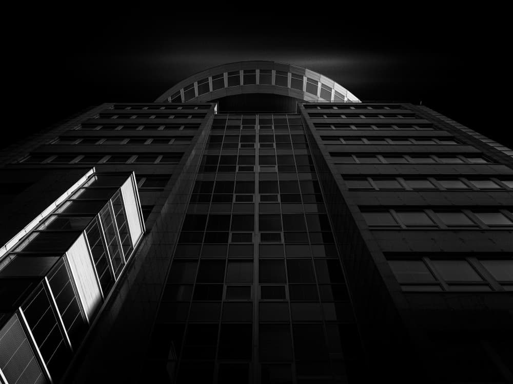 Modern Building Archway by Karol Važan — canvas wall art