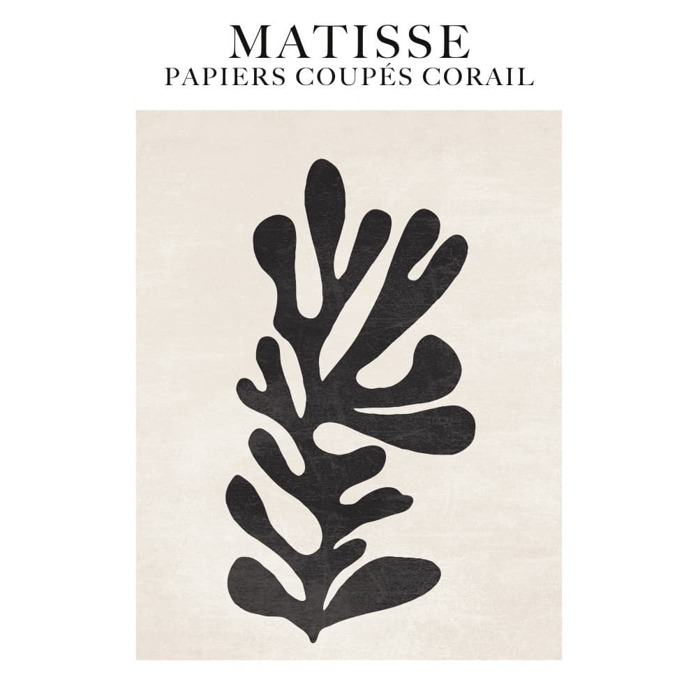 Coral Silhouette by Emel Tunaboylu — canvas wall art