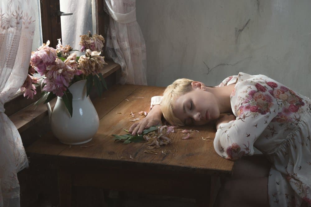 Dreaming Among Peonies by Ruth Franke — canvas wall art