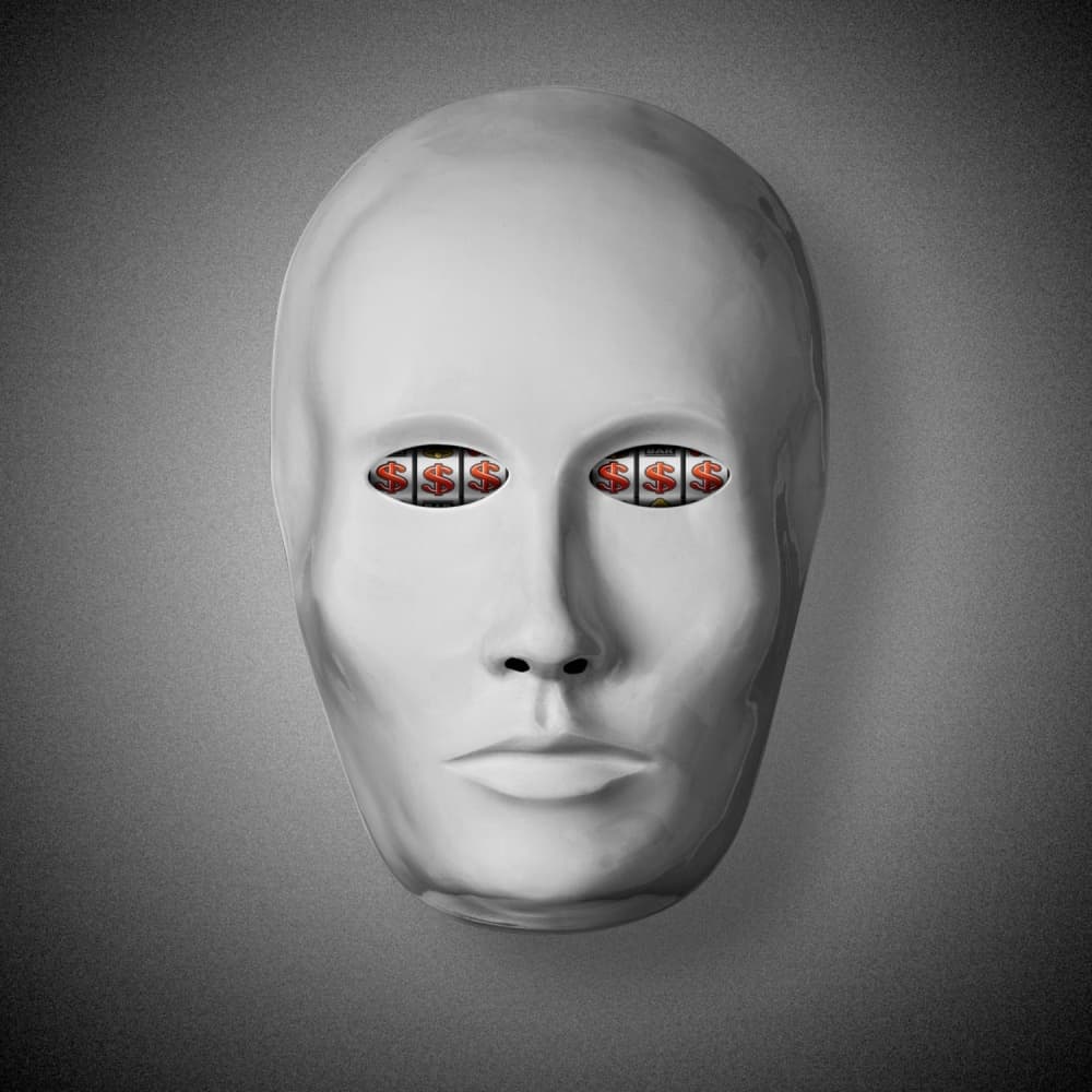 Money Eyes Mask by Mister Solo — canvas wall art