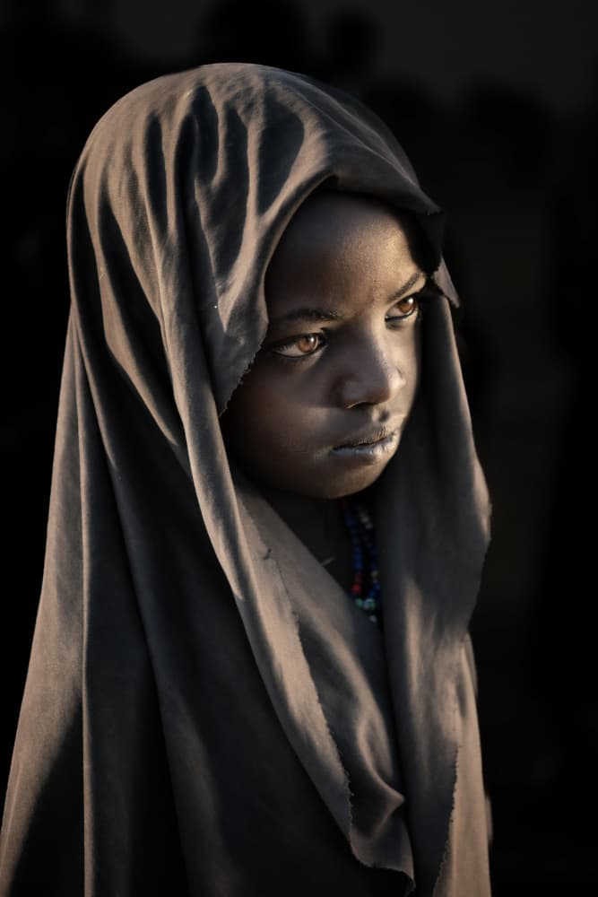 Thoughtful Young Girl by Trevor Cole — canvas wall art