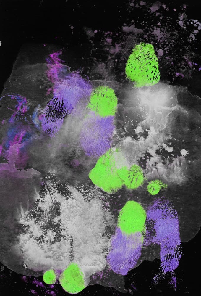 Vibrant Grunge Splatters by Santhosh ch — canvas wall art