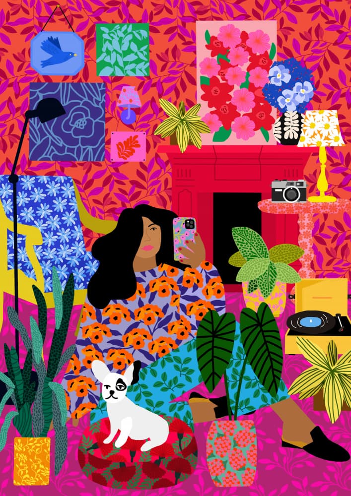 9933x14043 Din 83 Taking Selfies of Yourself by Rafaela Mascaro — canvas wall art