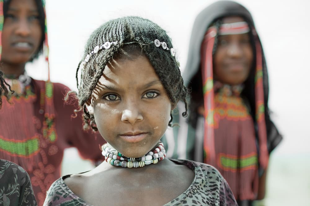Young Girl's Gaze by Trevor Cole — canvas wall art