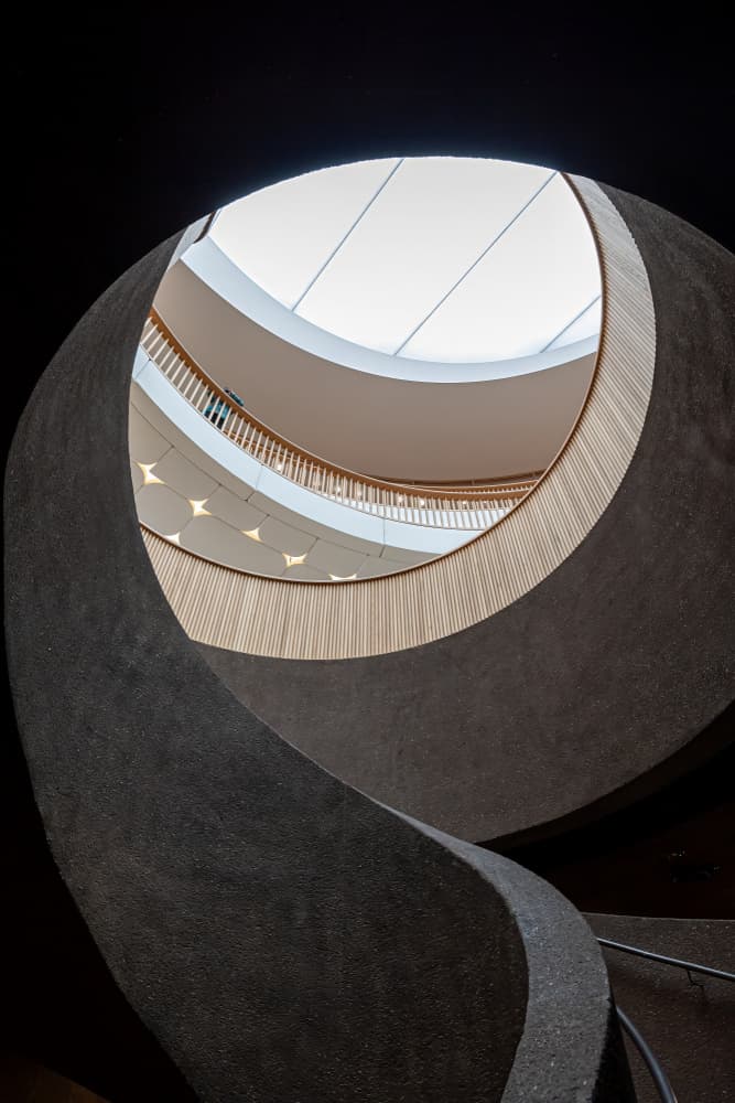 Spiral Concrete Ascent by Gila Koller — canvas wall art