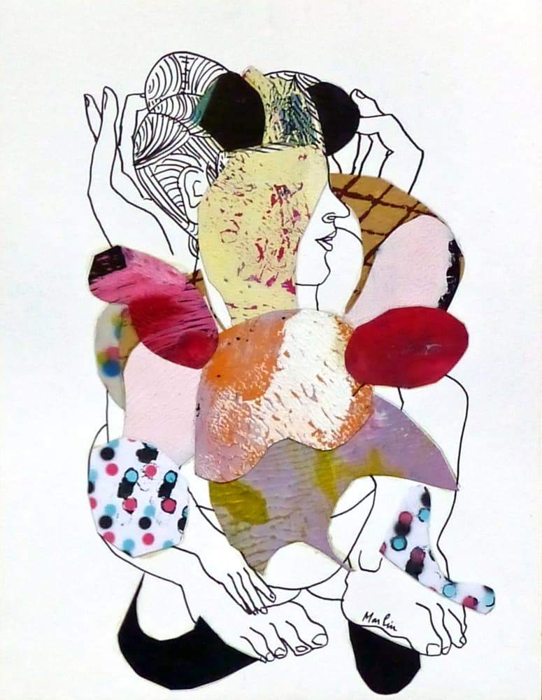 Colorful Abstract Figures by Pascal Marlin — canvas wall art