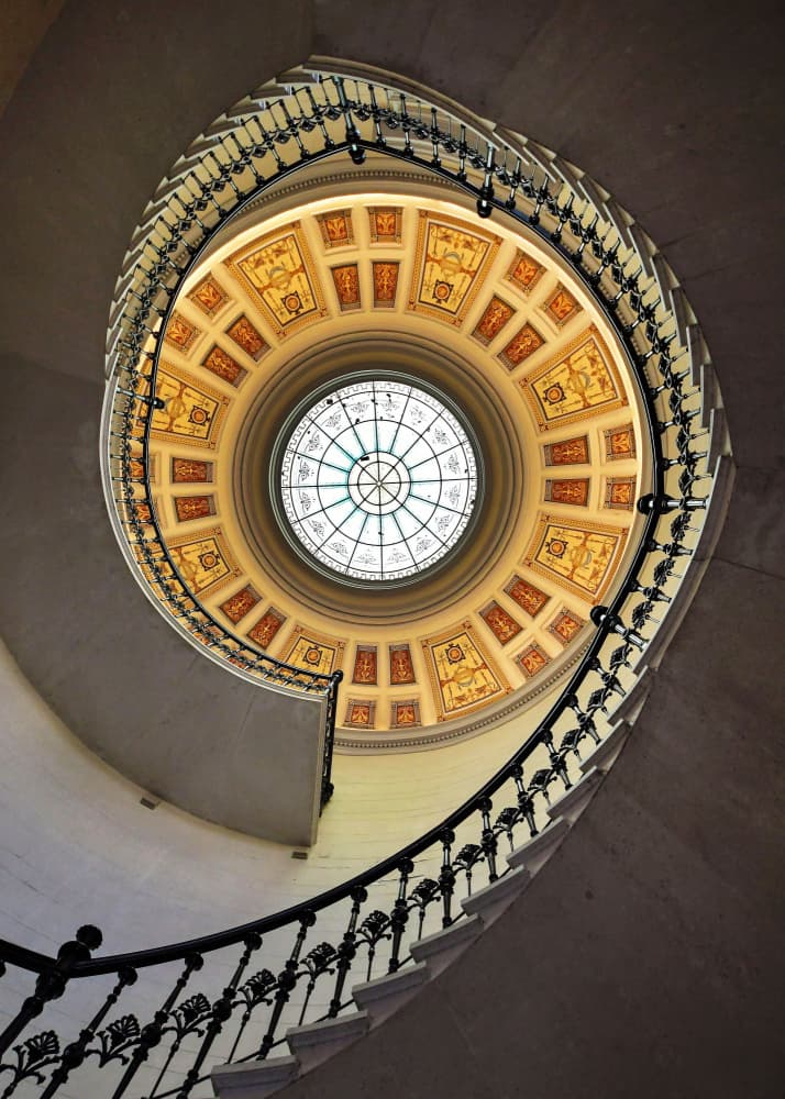Grand Spiral Ascent by Renate Reichert — canvas wall art