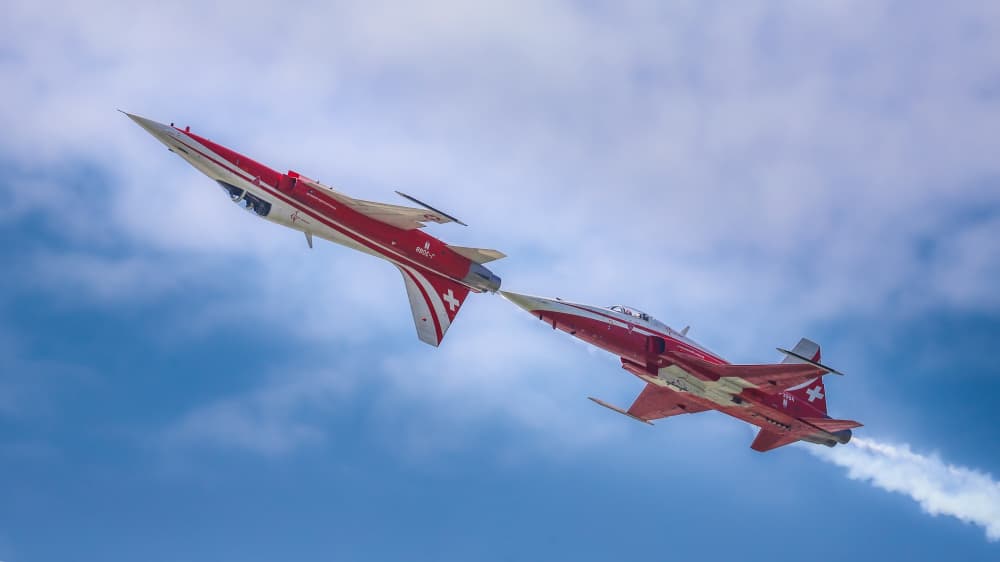 Dynamic Jet Formation by Franz Baumann — canvas wall art