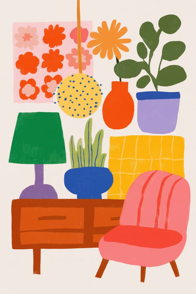 Home sweet home no 02 by Treechild — canvas wall art