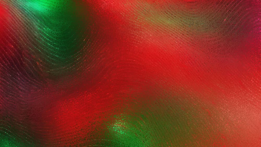 Shimmering Red Green Abstract by Marika Barsrsind β canvas wall art