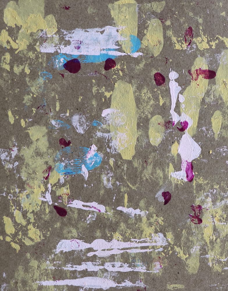 Vibrant Textured Abstract by Santhosh ch — canvas wall art