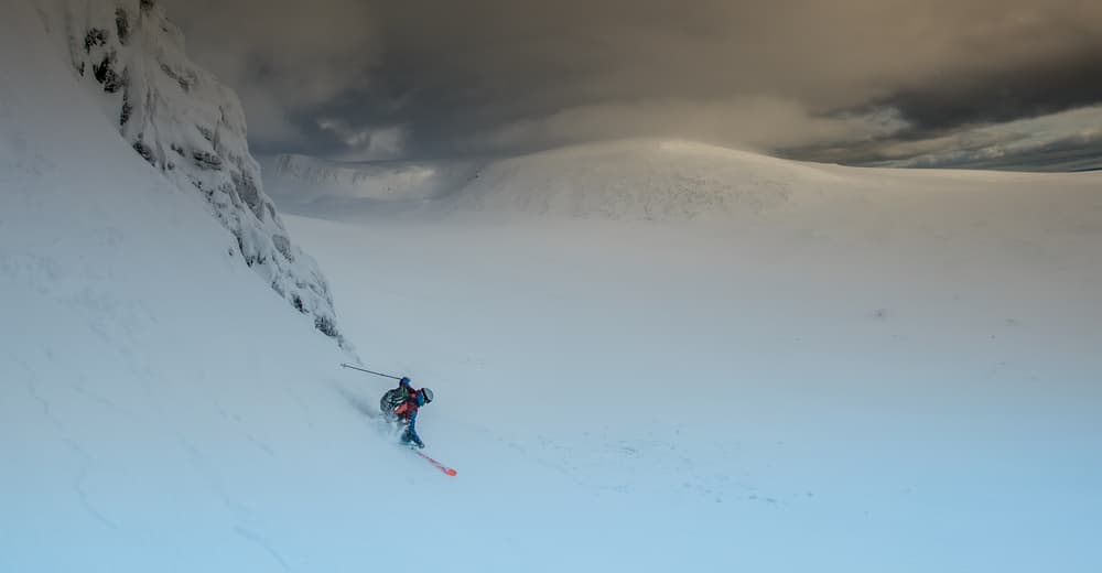 Winter Mountain Adventure by Eric Verbiest — canvas wall art