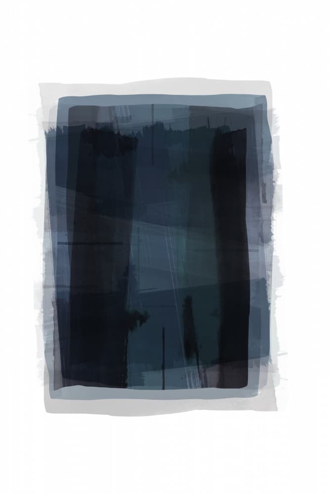 Deep Blue Layers by cartissi — canvas wall art