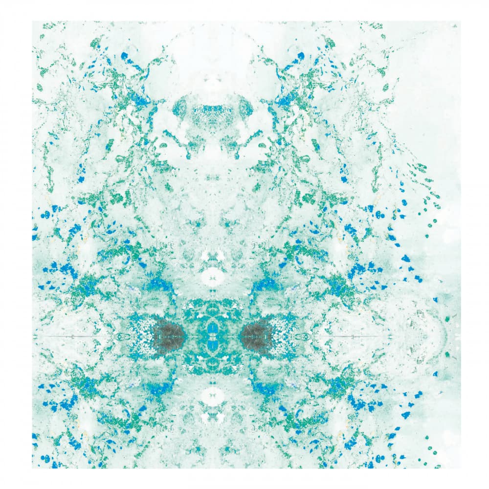 Teal Fluid Abstract by Breanna Megan Studio — canvas wall art