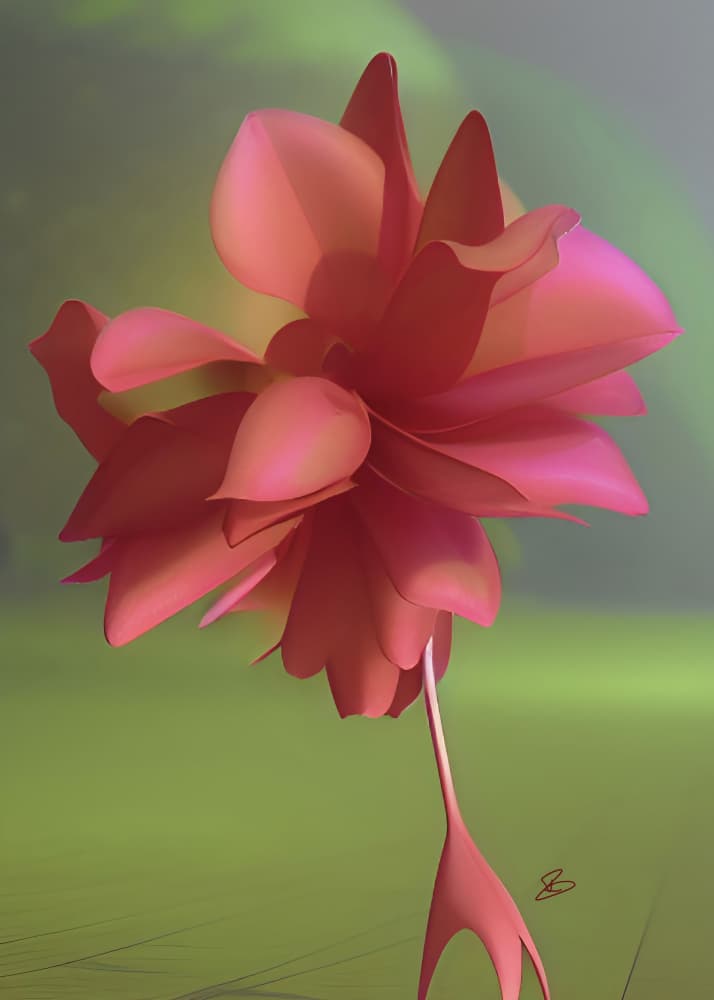 Elegant Pink Bloom by Ruth Day — canvas wall art